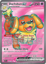 Dachsbun ex 160 - SV07 Stellar Crown Holofoil