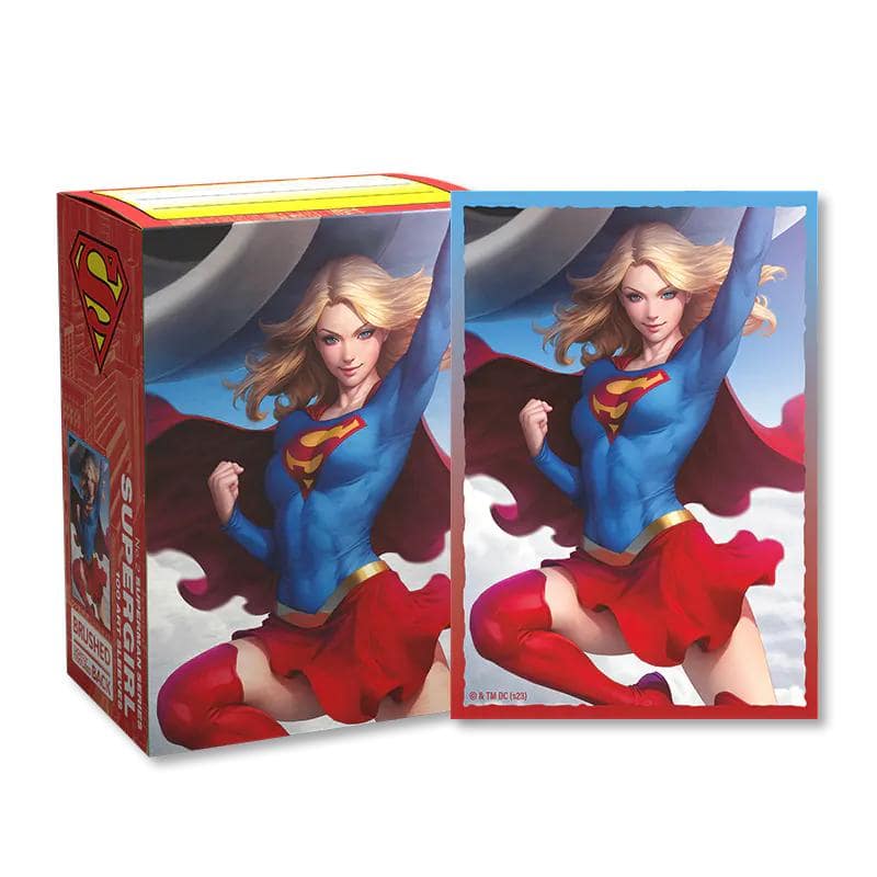 Dragon Shield - 100ct Standard Size - Brushed Art - Supergirl Full Color
