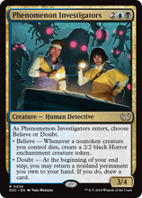 Phenomenon Investigators (DSC-038) - Duskmourn: House of Horror Commander Foil