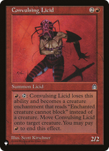 Convulsing Licid (PLST-STH-77) - The List