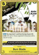 Burn Blade (OP08-117) - Two Legends Pre-Release Cards