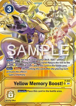Yellow Memory Boost! - P-037 (Premium Card Collection - Memory Boost! Set) (P-037) - Digimon Promotion Cards