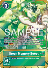 Green Memory Boost! - P-038 (Premium Card Collection - Memory Boost! Set) (P-038) - Digimon Promotion Cards