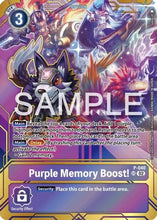 Purple Memory Boost! - P-040 (Premium Card Collection - Memory Boost! Set) (P-040) - Digimon Promotion Cards