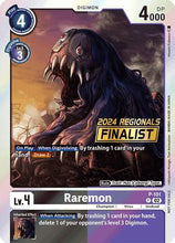 Raremon - P-101 (2024 Regionals Finalist) (P-101) - Digimon Promotion Cards