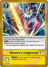 Heaven's Judgement (Event Pack 7) (EX4-068) - Alternative Being Booster