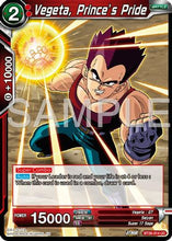 Vegeta, Prince's Pride (BT26-014) - Ultimate Advent
