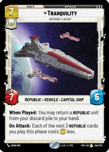 Tranquility - Inspiring Flagship (246/257) - Twilight of the Republic Foil