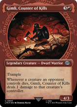 Gimli, Counter of Kills (Showcase) (Surge Foil) [The Lord of the Rings: Tales of Middle-Earth]