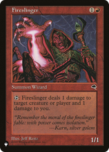 Fireslinger (PLST-TMP-173) - The List