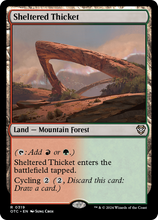 Sheltered Thicket [Outlaws of Thunder Junction Commander]