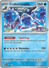 Crabominable - SVP134 [Staff] 134 - SV Scarlet & Violet Promo Cards Reverse Holofoil