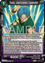 Trunks, Unanticipated Cooperation (BT26-125) - Ultimate Advent