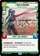 Aayla Secura - Master of the Blade (096/257) - Twilight of the Republic Foil