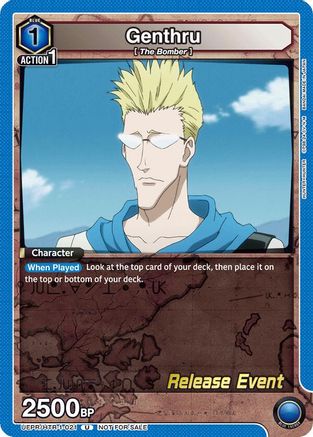 Genthru (021) (UE02BT/HTR-1-021) - Hunter x Hunter Release Event Cards