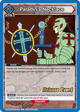 Paladin's Necklace (UE02BT/HTR-1-028) - Hunter x Hunter Release Event Cards