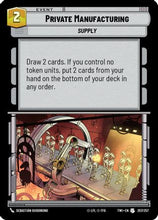 Private Manufacturing (257/257) - Twilight of the Republic Foil