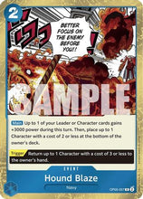 Hound Blaze (Alternate Art) (Manga) (OP05-057) - Premium Booster