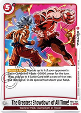 The Greatest Showdown of All Time! (Tournament Pack 04) (FB03-024) - Tournament and Championship Promos Holofoil