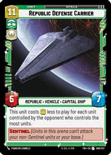 Republic Defense Carrier (098/257) - Twilight of the Republic Foil