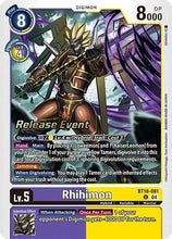 Rhihimon (BT18-081) - Release Special Booster 2.0 Pre-Release Cards Foil