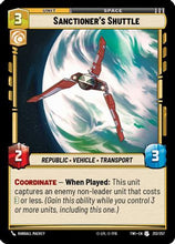 Sanctioner's Shuttle (213/257) - Twilight of the Republic Foil