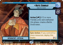 Nute Gunray - Vindictive Viceroy (Hyperspace) (277) - Twilight of the Republic
