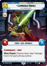 Luminara Unduli - Soft-Spoken Master (Hyperspace) (323) - Twilight of the Republic Foil