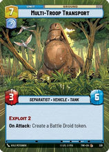 Multi-Troop Transport (Hyperspace) (339) - Twilight of the Republic Foil
