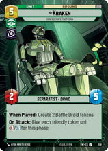 Kraken - Confederate Tactician (Hyperspace) (356) - Twilight of the Republic Foil