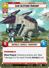 Low Altitude Gunship (Hyperspace) (416) - Twilight of the Republic Foil
