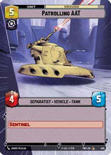 Patrolling AAT (Hyperspace) (495) - Twilight of the Republic Foil