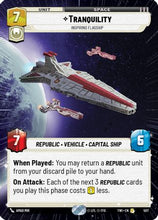 Tranquility - Inspiring Flagship (Hyperspace) (507) - Twilight of the Republic