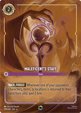 Maleficent's Staff (Enchanted) (210/204) - Azurite Sea Holofoil