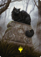 Nine-Lives Familiar 2 Art Card (36/54) (Gold-Stamped Planeswalker Symbol) (-036) - Art Series: Foundations