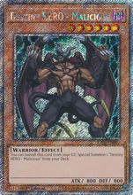 Destiny HERO - Malicious (Platinum Secret Rare) (RA03-EN001) - Quarter Century Bonanza 1st Edition