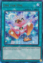 One for One (Alternate Art) (UTR) (RA03-EN056) - Quarter Century Bonanza 1st Edition