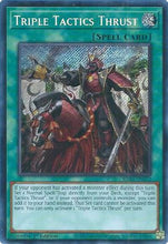 Triple Tactics Thrust (Secret Rare) (RA03-EN072) - Quarter Century Bonanza 1st Edition