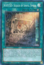 WANTED: Seeker of Sinful Spoils (RA03-EN074) - Quarter Century Bonanza 1st Edition