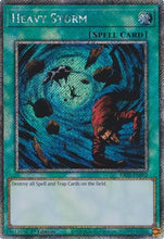 Heavy Storm (Platinum Secret Rare) (RA03-EN092) - Quarter Century Bonanza 1st Edition