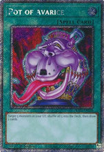 Pot of Avarice (Platinum Secret Rare) (RA03-EN160) - Quarter Century Bonanza 1st Edition