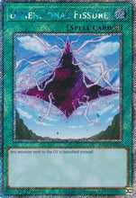 Dimensional Fissure (Platinum Secret Rare) (RA03-EN163) - Quarter Century Bonanza 1st Edition