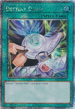 Destiny Draw (Quarter Century Secret Rare) (RA03-EN173) - Quarter Century Bonanza 1st Edition