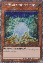 The White Stone of Legend (Platinum Secret Rare) (RA03-EN208) - Quarter Century Bonanza 1st Edition