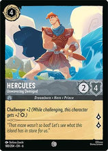 Hercules - Unwavering Demigod (180/204) - Azurite Sea Cold Foil