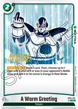 A Warm Greeting (FB04-073) - Ultra Limit Release Event Cards