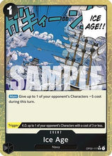 Ice Age (Textured Foil) (OP02-117) - Premium Booster -The Best- Foil