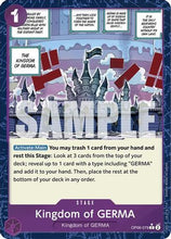 Kingdom of GERMA (Textured Foil) (OP06-079) - Premium Booster -The Best- Foil