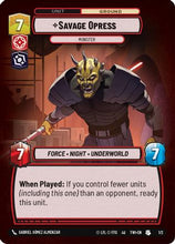 Savage Opress - Monster (1/2) - Store Showdown Promos