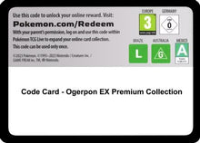 Code Card - Ogerpon EX Premium Collection - Miscellaneous Cards & Products
